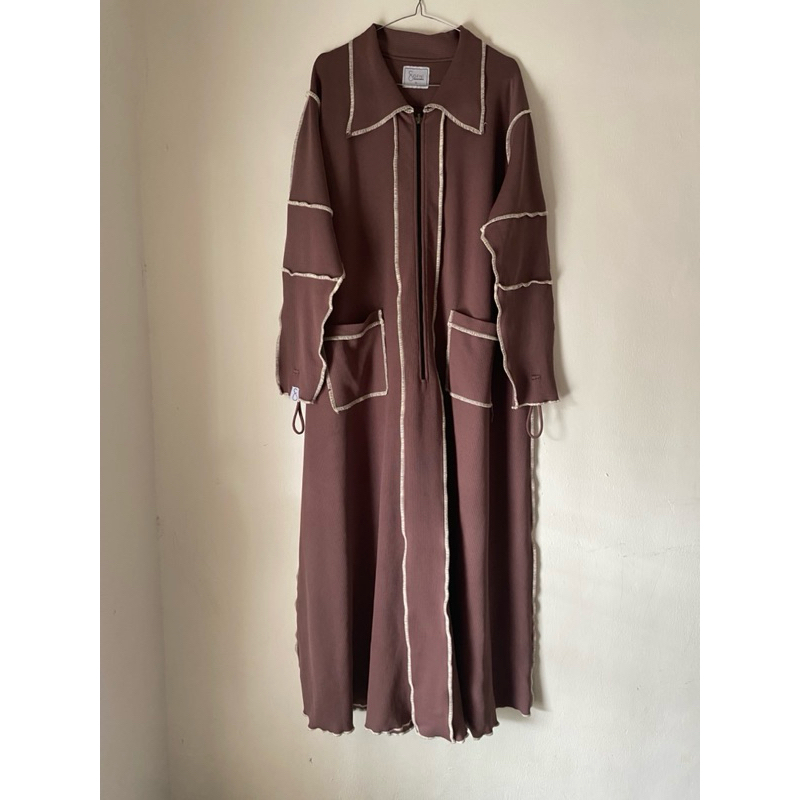 REVERSE ABAYA by Sofni (preloved) Huckelberry size S