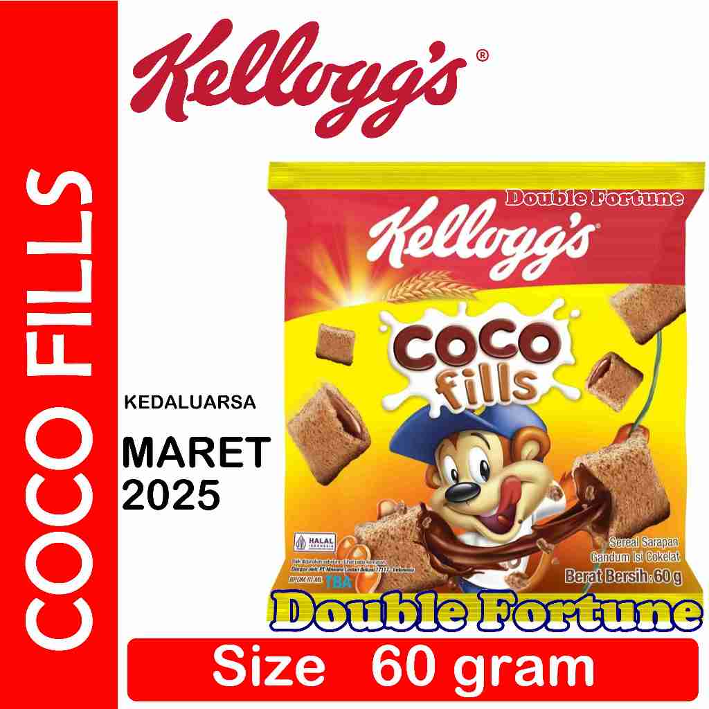 

KELLOGG`S COCO FILLS CEREAL Sarapan Gandum Isi Cokelat KELLOGS BREAKFAST INSTANT