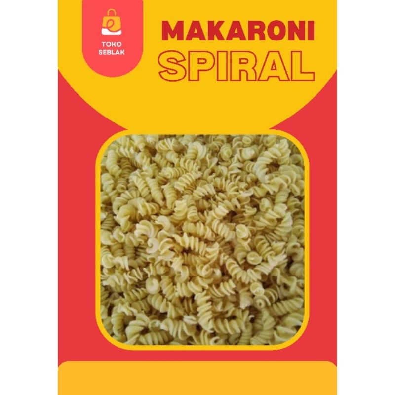 

toko seblak makaroni ulir 500gr/makaroni spiral topping seblak boci