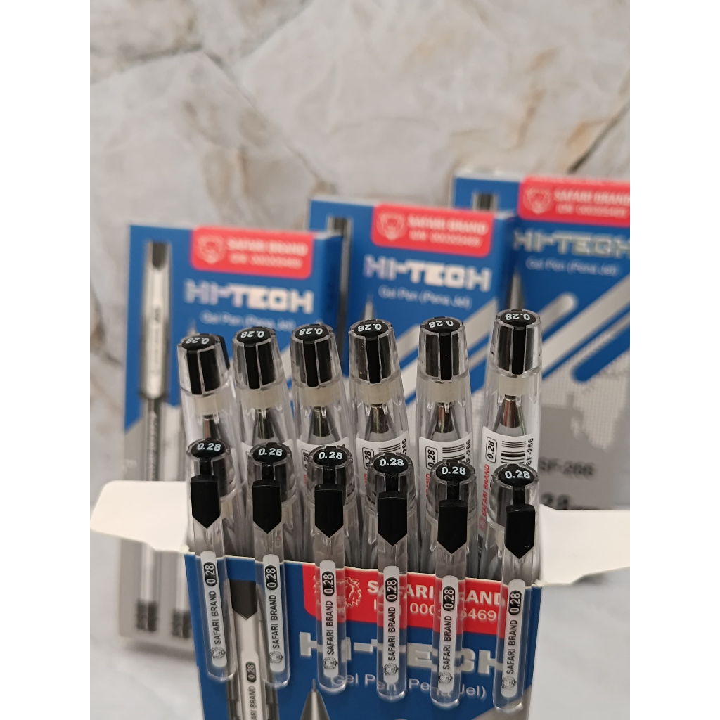 

( ECER ) Pulpen Gel Pen Hi-Tech-H Hitech Hitec Safari 0.28 mm Gel Pen Hi-Tech-H Safari 0.28mm
