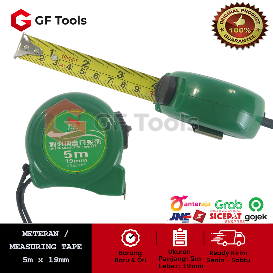 Meteran Tukang / Measuring Tape / Meteran Roll Ukur