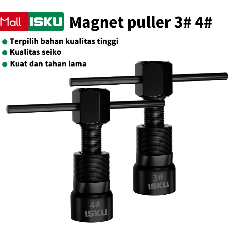 ISKU Treker Magnet No 3 No 4 #3 #4 Alat Bengkel Motor Trecker Tracker Puller Buka Magnit