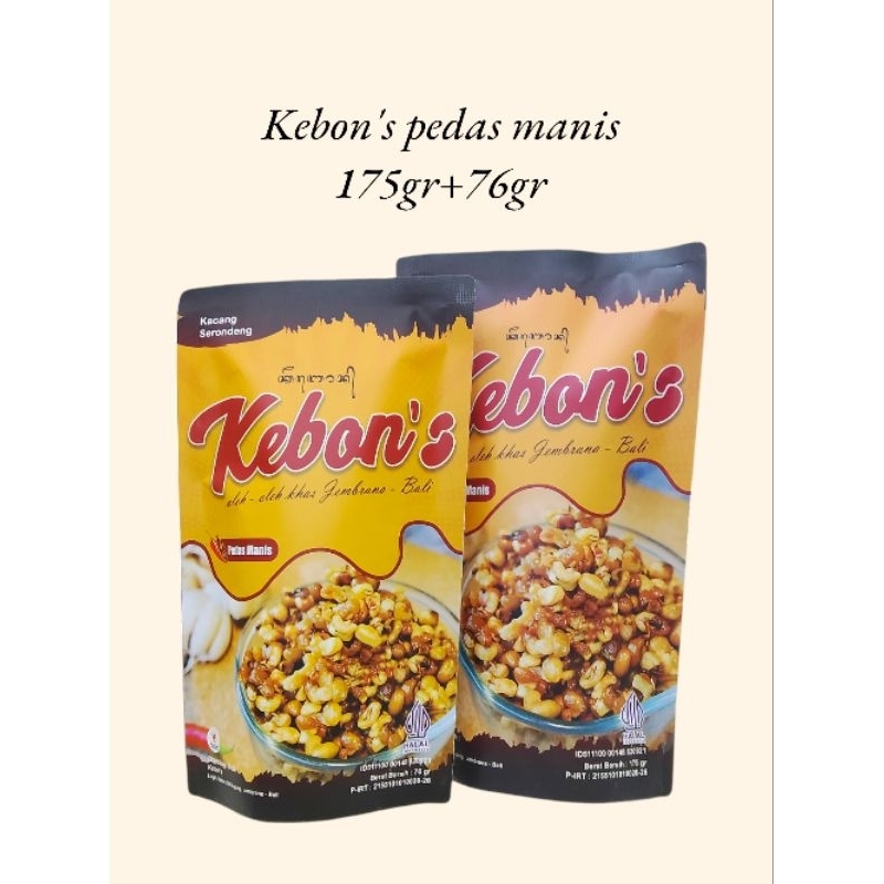 

Kebon's Pedas Manis 175gr+76gr