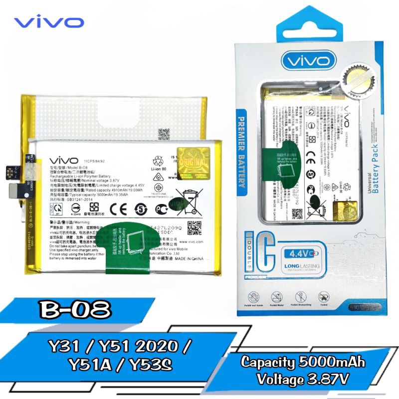 Baterai VIVO ORIGINAL B-K3 / S1 PRO / BK3 / B K3 battery batre