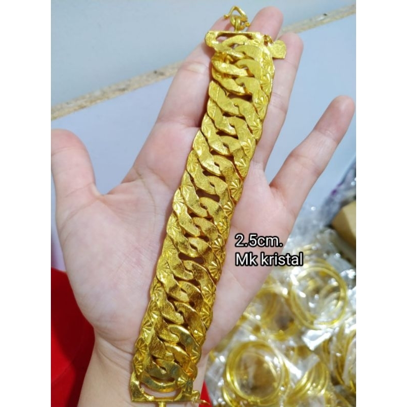gelang lipan jumbo lapis kristal