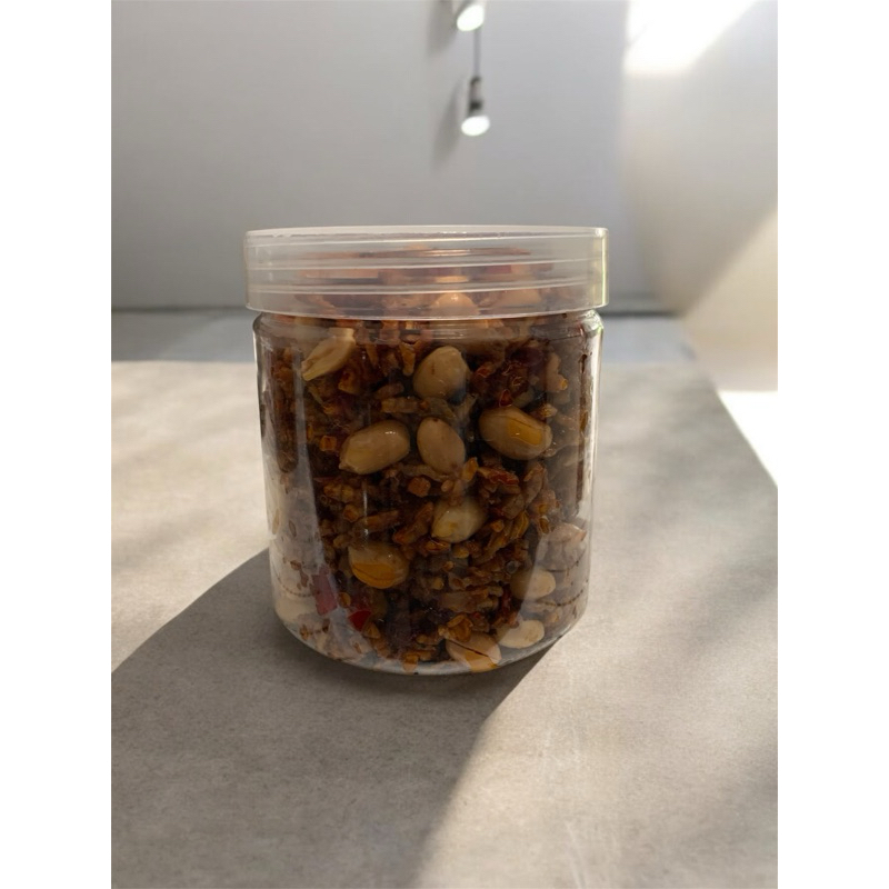 

Tempe orek teri kacang