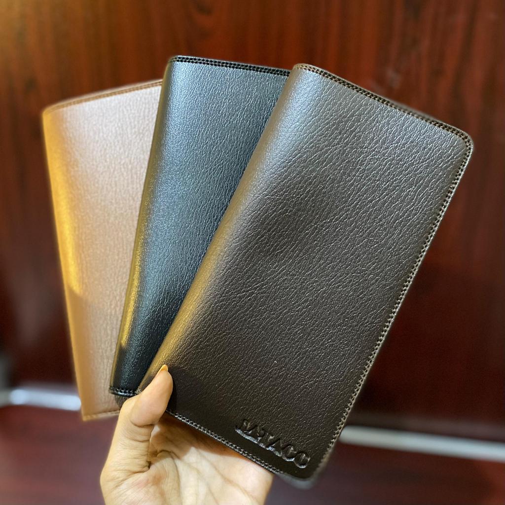 Dompet Lipat Pria Ukuran Panjang - Dompet Fashion Laki Laki Bahan Kulit Sintetis