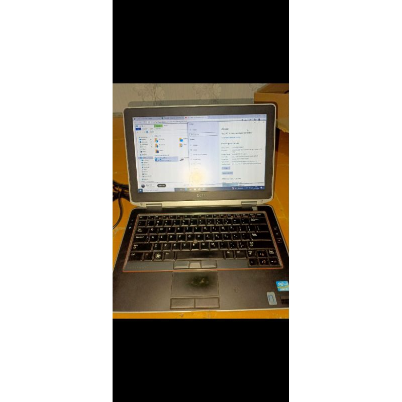 Laptop dell E6320 kondisi normal core i7 ram 8 murah
