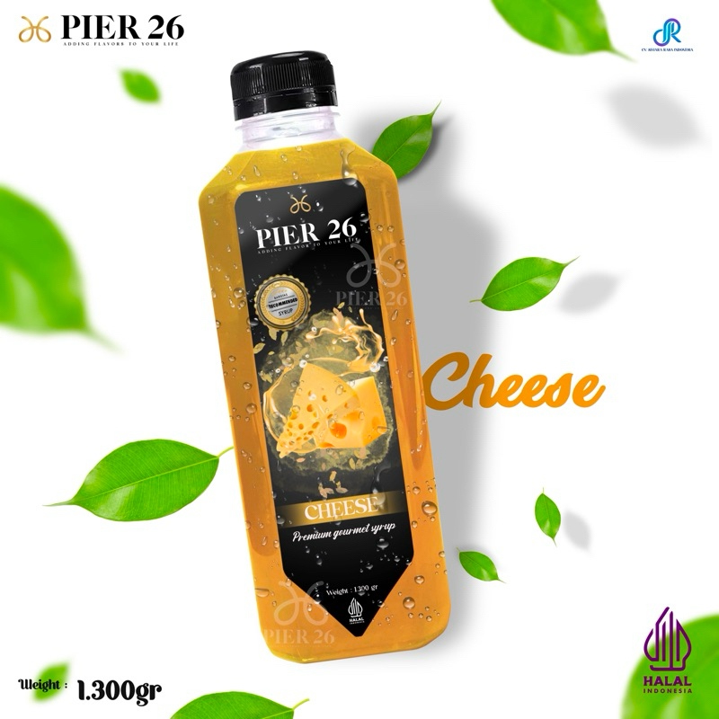 

Syrup Pier26 Cheese 1.300 gr / sirup cheese, keju pier26 premium - original - HALAL