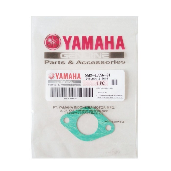 Paking Intake / Insulator Mio, mio Soul, Fino Karbu (5MX-E3556-01) ORIGINAL