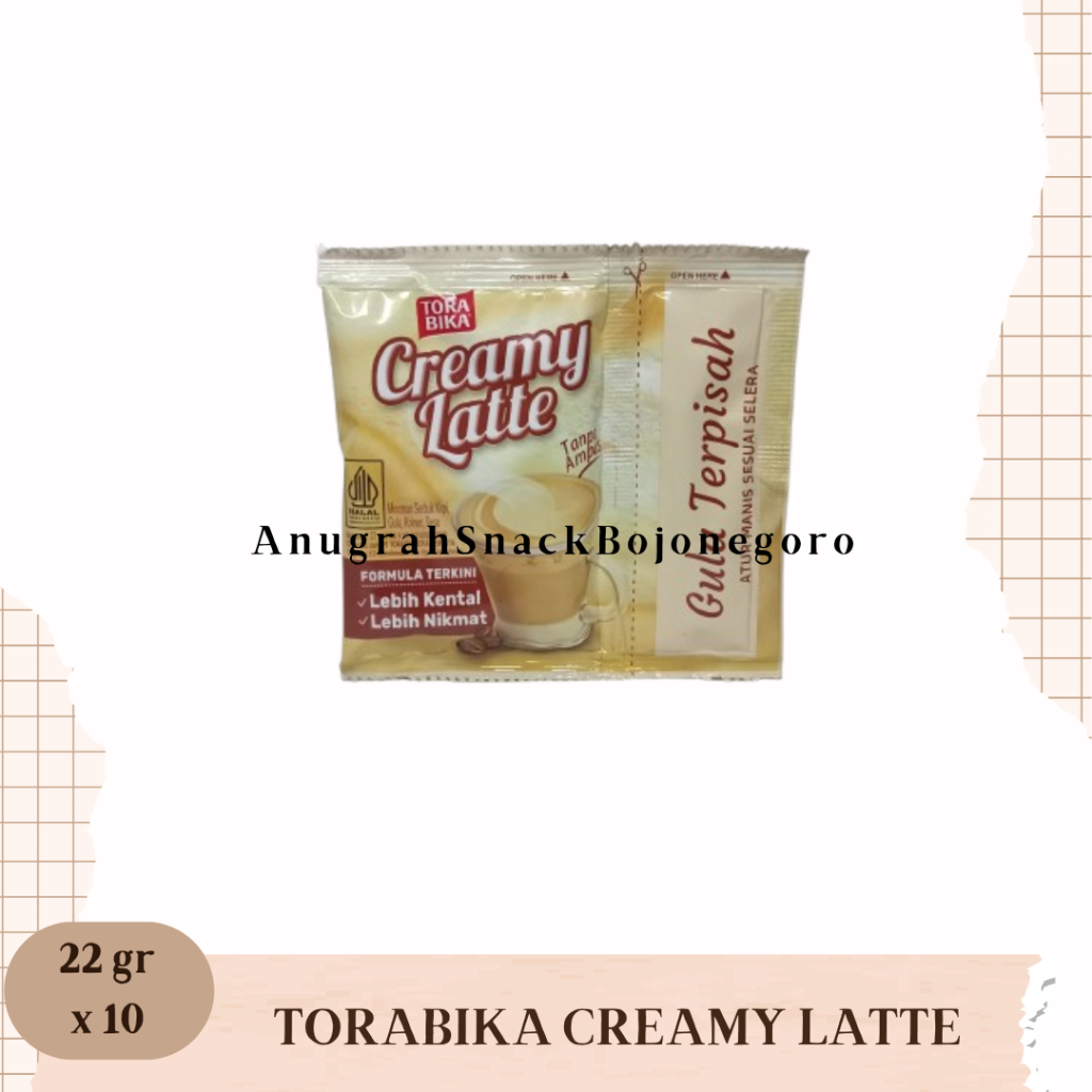 

Torabika Creamy Latte Renceng 22gr x 10