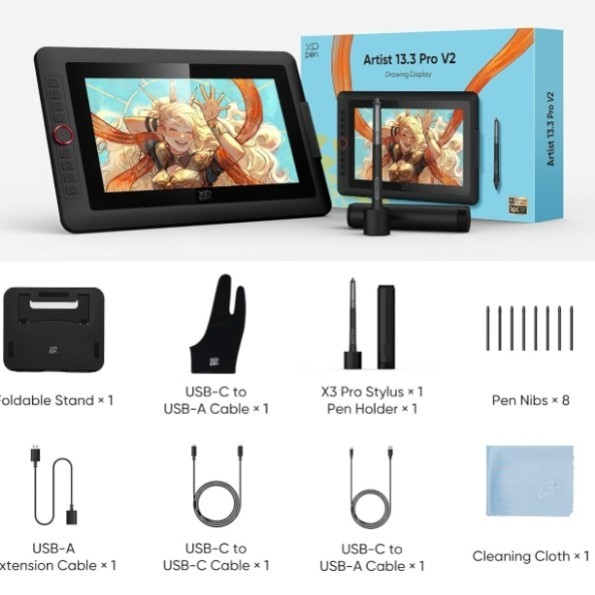 Xp Pen Artist 13.3 PRO Xp Pen Artist 13.3 PRO V2 Xp Pen Artist 13 2nd Gen Pentablet Display Drawing