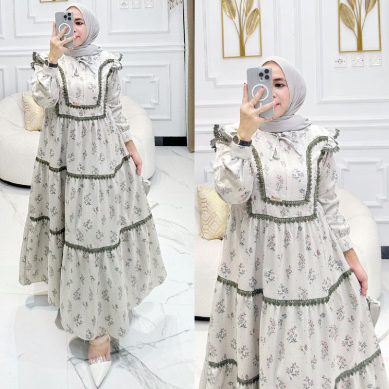 GAMIS WANITA JENNIE MIDI DRESS (DN)