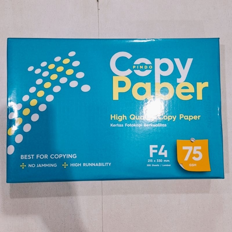

KERTAS COPY PAPER HVS F4 SIDU 75 GSM / rim
