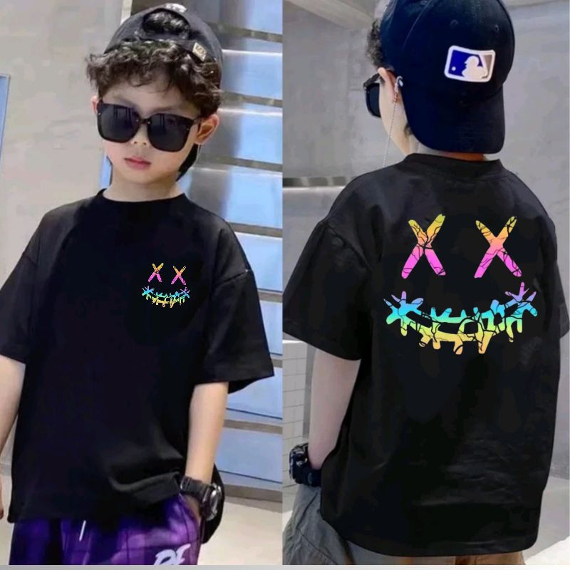 Fansianshop Kaos Anak Cowok GOJO THUNDER, IT'S ALL GOOD, NY, MARSHMELLOW