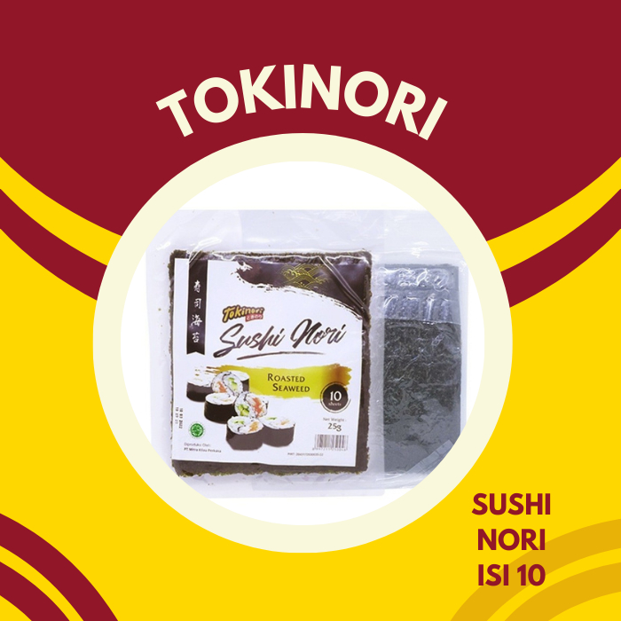 

RB Rumput Laut Tokinori Sushi Nori isi 10