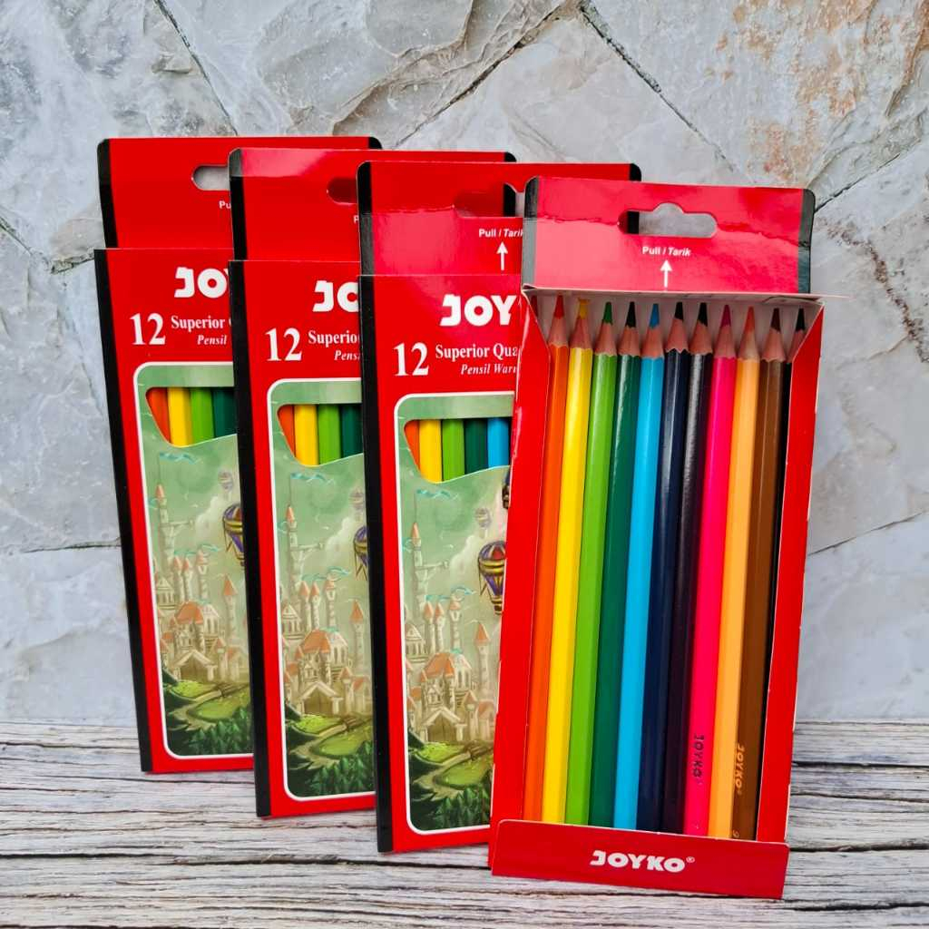 

PENSIL 12 WARNA PANJANG JOYKO MURAH CP-100 / PENSIL 12 WARNA PANJANG MURAH