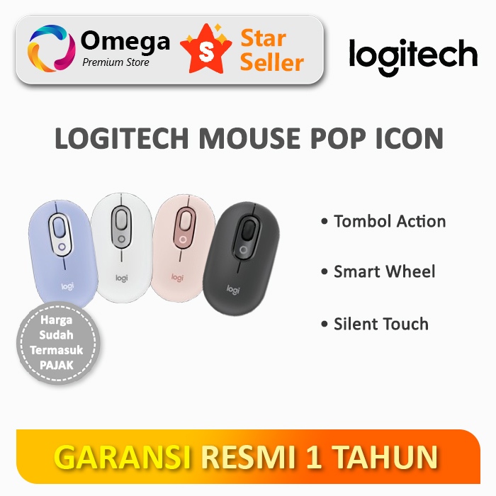 Logitech Mouse Pop Icon Wireless