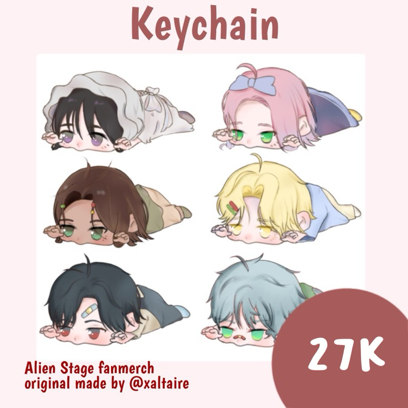 [PO] FanMerch Keyring Alien Stage made by Ran (Bisa custom chara)