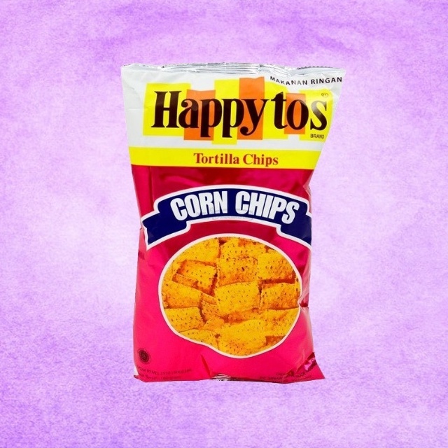 

HAPPY TOS MERAH - HAPPY TOS CORN CHIPS MERAH/HIJAU 140GR