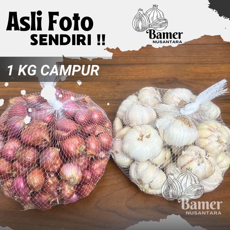 

Bawang Merah Campur Bawang Putih Super 1 KG Termurah Besar Jumbo Sedang Campuran Kering Nganjuk Tidak Mudah Busuk Gratis Ongkir Bamer Baput Kering Lokal Kating Honan Sinco