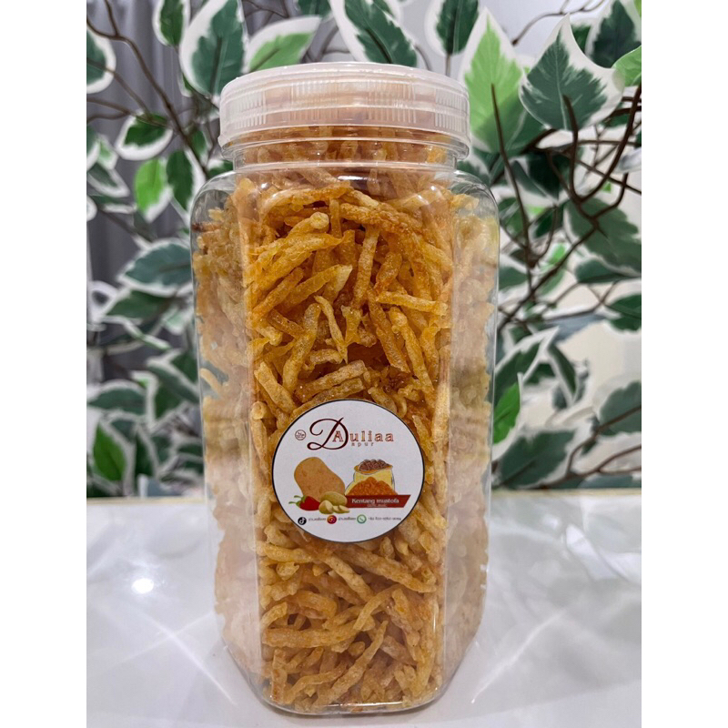 

QH Kentang mustofa DapurAuliaa toples 700ml original pedas manis enak kriuk