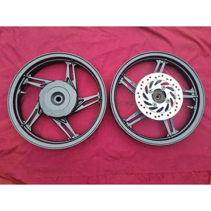 Velg Beat Eco Street Esp Digital 2016 2019 Original Set Depan Belakang