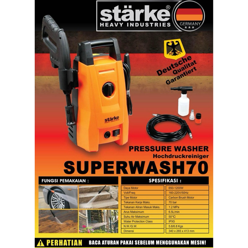 mesin jet cleanser starke superwash 70