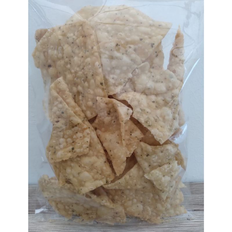 

Cemilan / Jajanan / Snack Pangsit Bawang Goreng Gurih 250 Gr