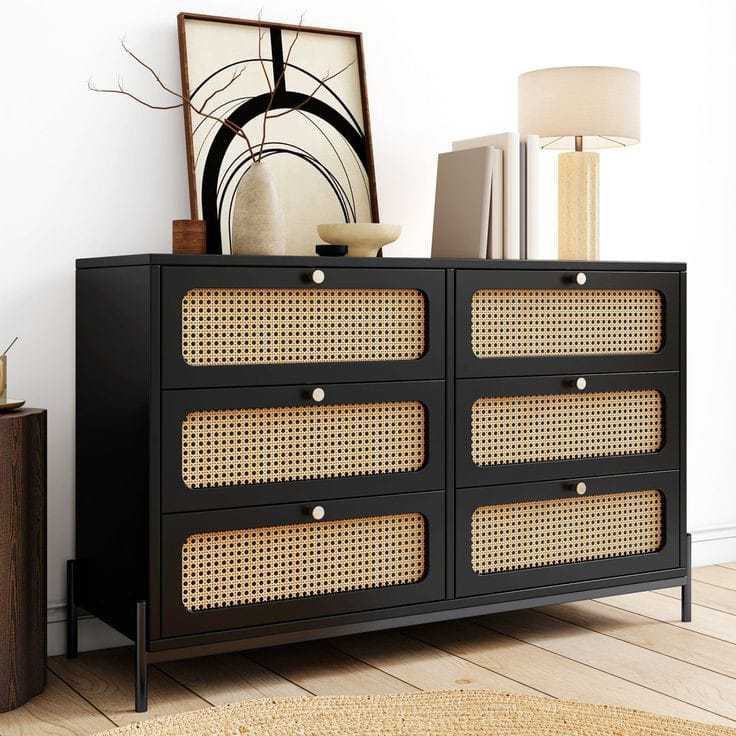 Bufet Laci Kayu Jati Solid – Drawer Serbaguna Desain Praktis