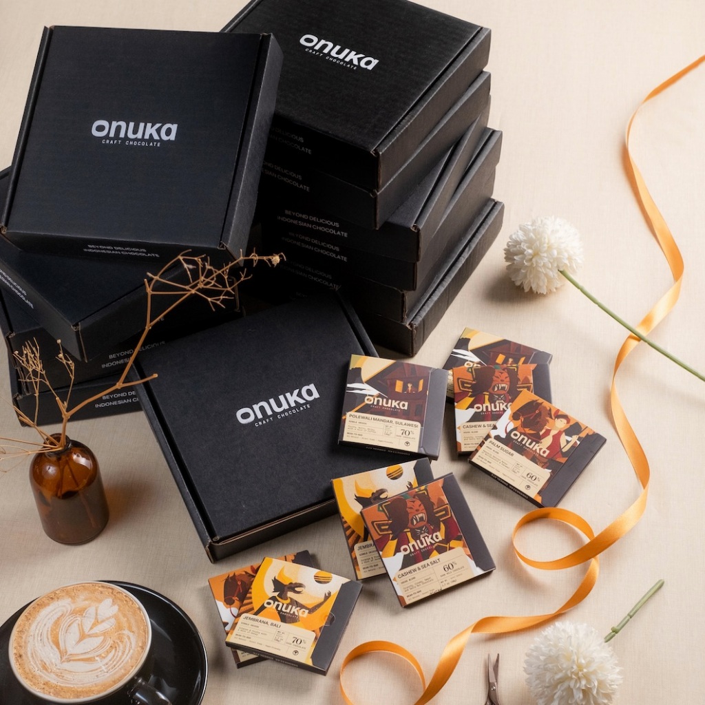 

Onuka Square Gift Box (8 x 30g) / Hadiah Coklat Asli Sehat Rendah Gula