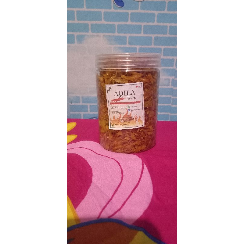 

Keripik singkong asrud kemasan toples berat 250.gram