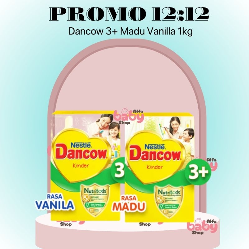 

Dancow 3+ Madu Vanilla 1000gr 1kg Susu Formula Dancow