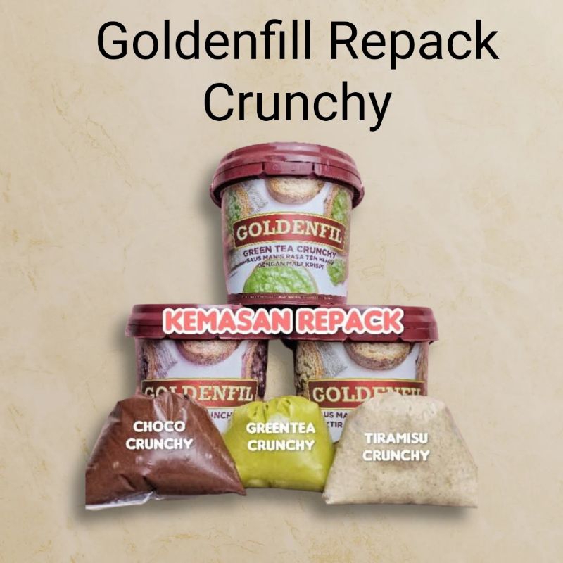 

Goldenfill Crunchy kemasan repack 500gra.