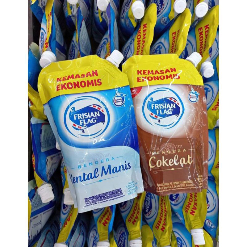 

Frisian Flag Susu Kental Manis Bendera Pouch 545 Gr