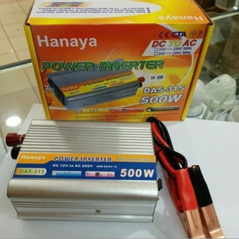 Power Inverter DC ke AC Hanaya Astello 500 Watt