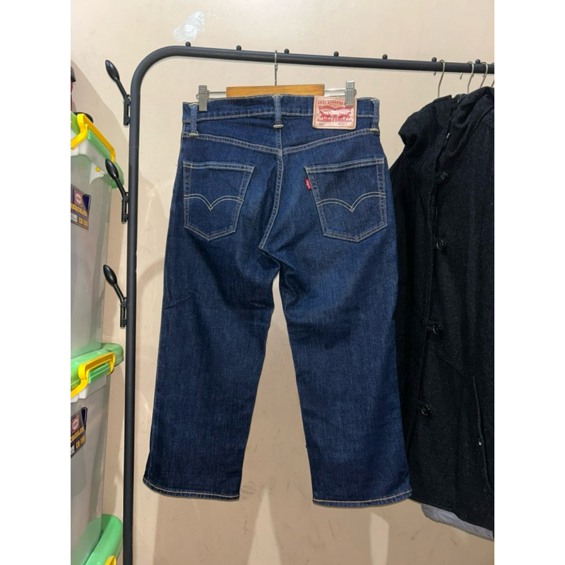 Celana Jeans Levis 502 Original 3/4 Jahit Rantai