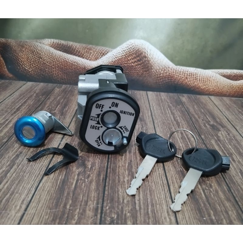 KUNCI KONTAK SET KOMPLIT MOTOR HONDA BEAT FI TAHUN 2017 BEAT ESP (KUNCI KONTAK + KUNCI JOK)