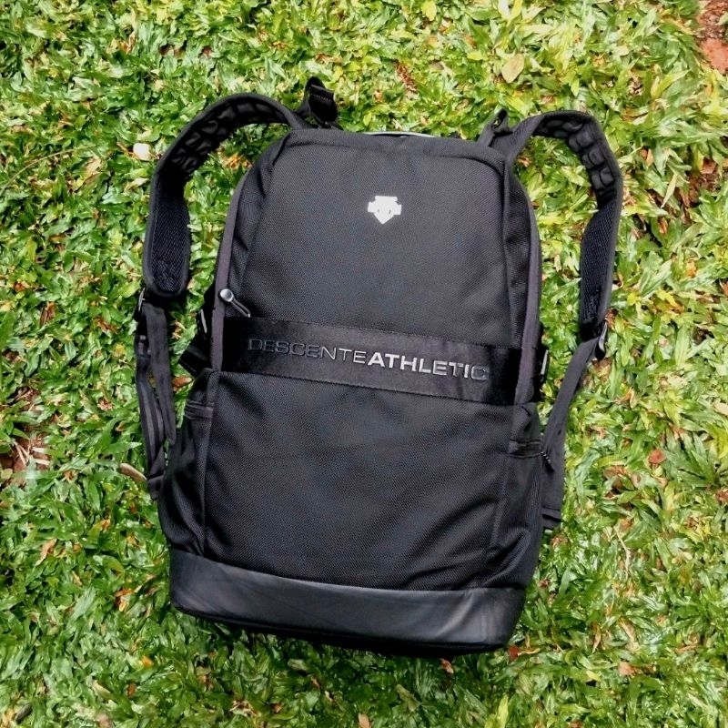 TAS RANSEL LAPTOP PRIA DESCENTE BACKPACK BLACK