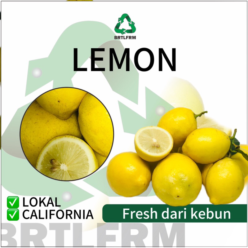 

LEMON CALIFORNIA DAN LOKAL/AUSTRALIA 500 GRAM
