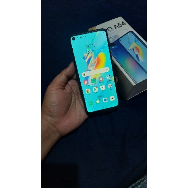 oppo a54 resmi indonesia murah fulset 128gb ram 6gb lengkap normal hp bekas murah