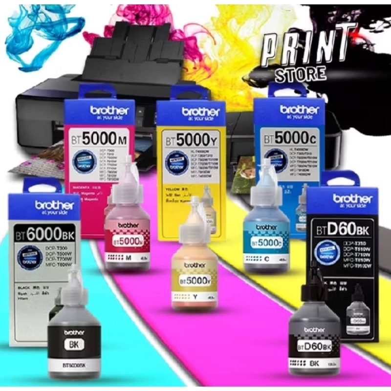 Tinta Brader Original BT6000 & BT5000 :Brother DCP-T300Brother DCP-T310Brother DCP-T510W