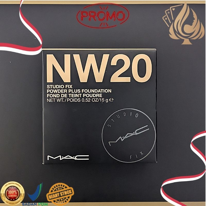 (BPOM) MAC Studio Fix Powder Plus Foundation NC15/NC20/NC25/NC30/NC35/NC40 ORIGINAL