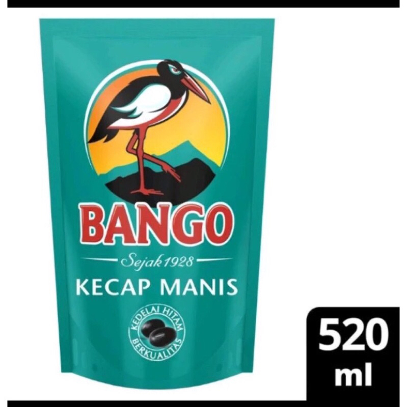 

kecap manis bango dengan kemasan baru uk 720gr/520ml