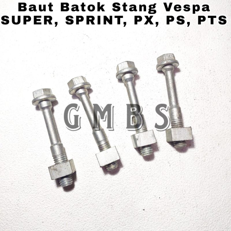 Baut Batok Stang Vespa Super Sprint GL PX tua PS Strada Sera PTS Special