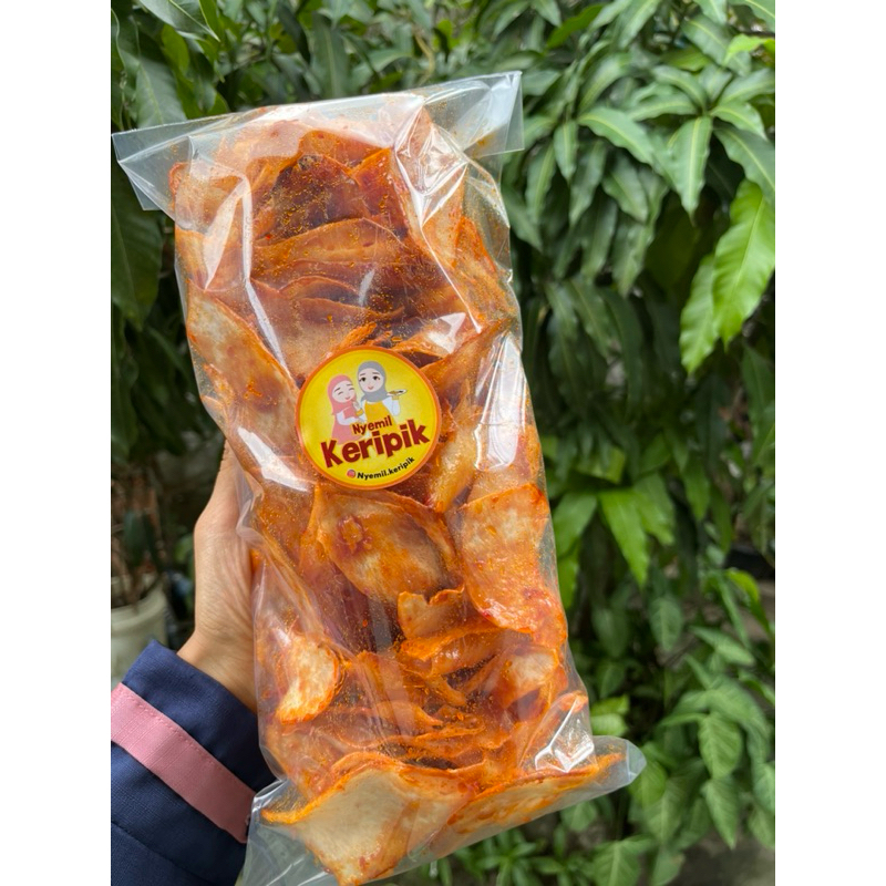 

Keripik singkong pedas manis