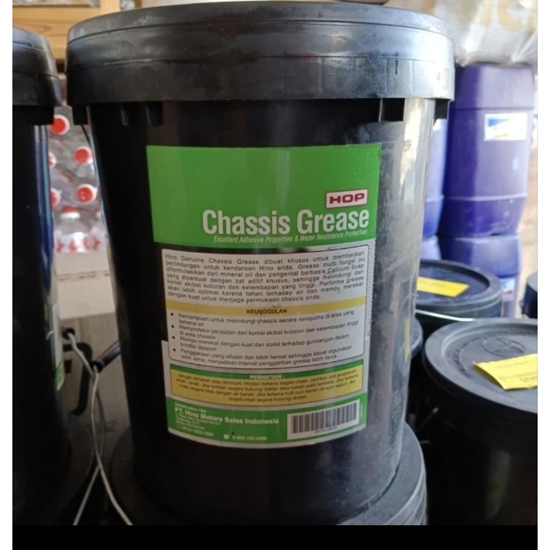 HINO HOP NLGI-3 Grease/Gemuk Chasis/Casis/Stempet/Minyak Pelumas/CerbiNLGI3 - 15kg Pail/Ember