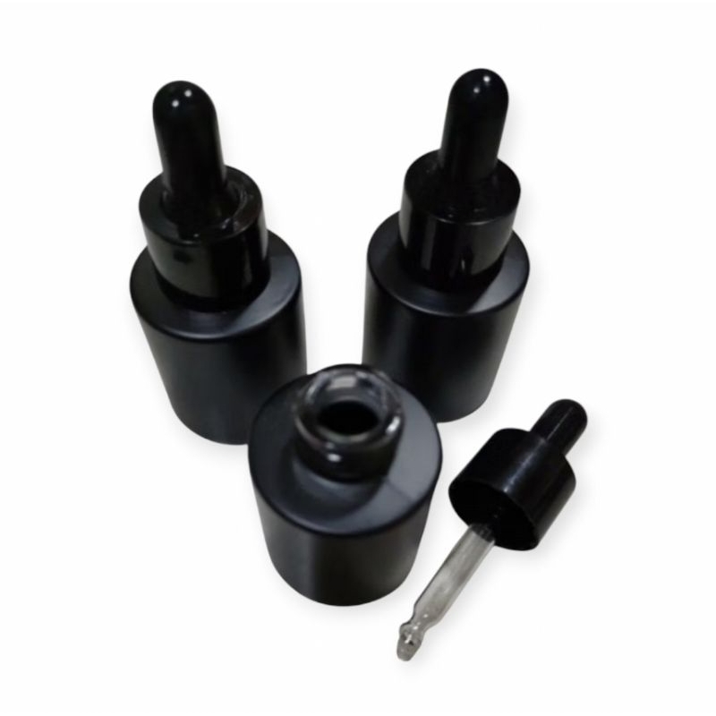 Botol pipet kaca serum 20ml hitam