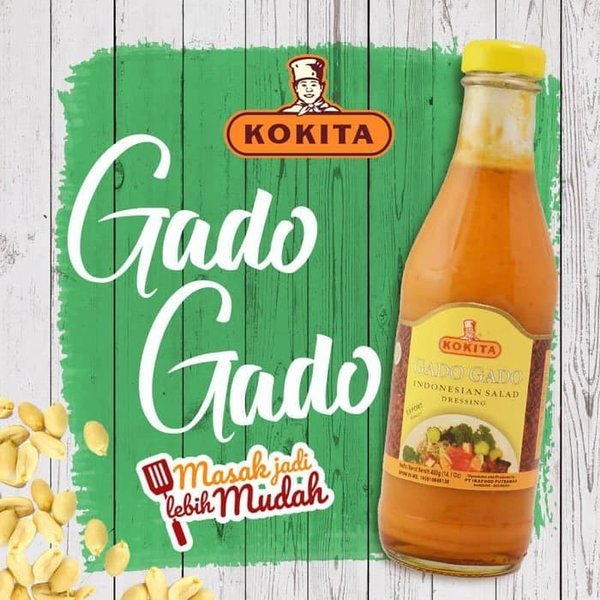 

Kokita Bumbu Gado Gado Botol 400gram