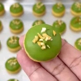 

Bomboloni greentea cookies [ toples tabung 400ml]